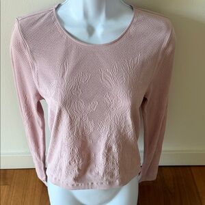 lululemon athletica floral lace Long Sleeve Top
